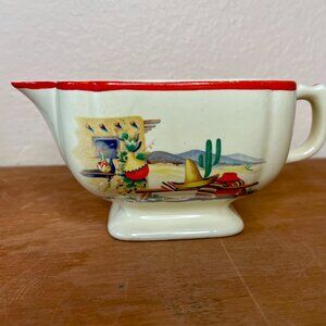 Vintage Homer Laughlin Hacienda Riviera Creamer Pottery Mexican